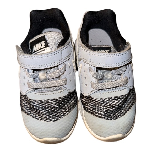 Nike Baby Boy's Downshifter 7 Athletic Shoe Grey/White/Black - Picture 2 of 6